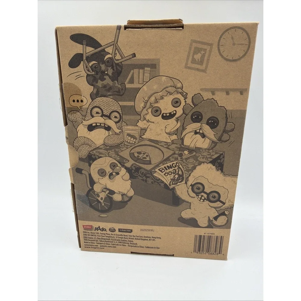 New  Zuru Fuggler OLD Fogies series   MR. NEEDLES 9 Inch Yarn Plush Toy In Box